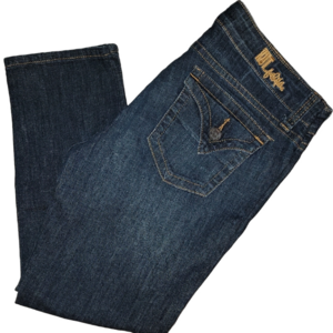 Kut from the Kloth Bardot Skinny Boyfriend Women's Ankle Blue Jeans Size 8 EUC